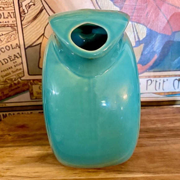 Vintage Fiesta Turquoise Disk Pitcher Fiesta Ware 7” - Picture 7 of 14